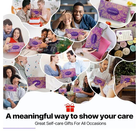 SHOWER STEAMERS LAVENDER AROMATHERAPY 8 PIECE GIFT BOX BATH BOMBS ESSENTIAL OILS - Picture 7 of 7